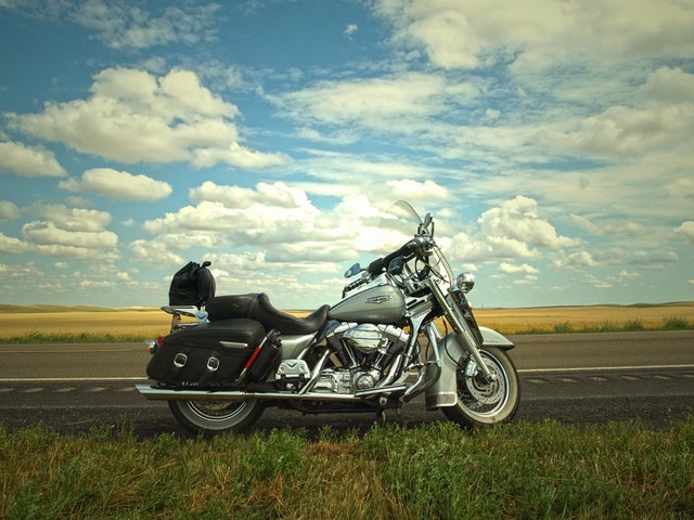 En motorcykel